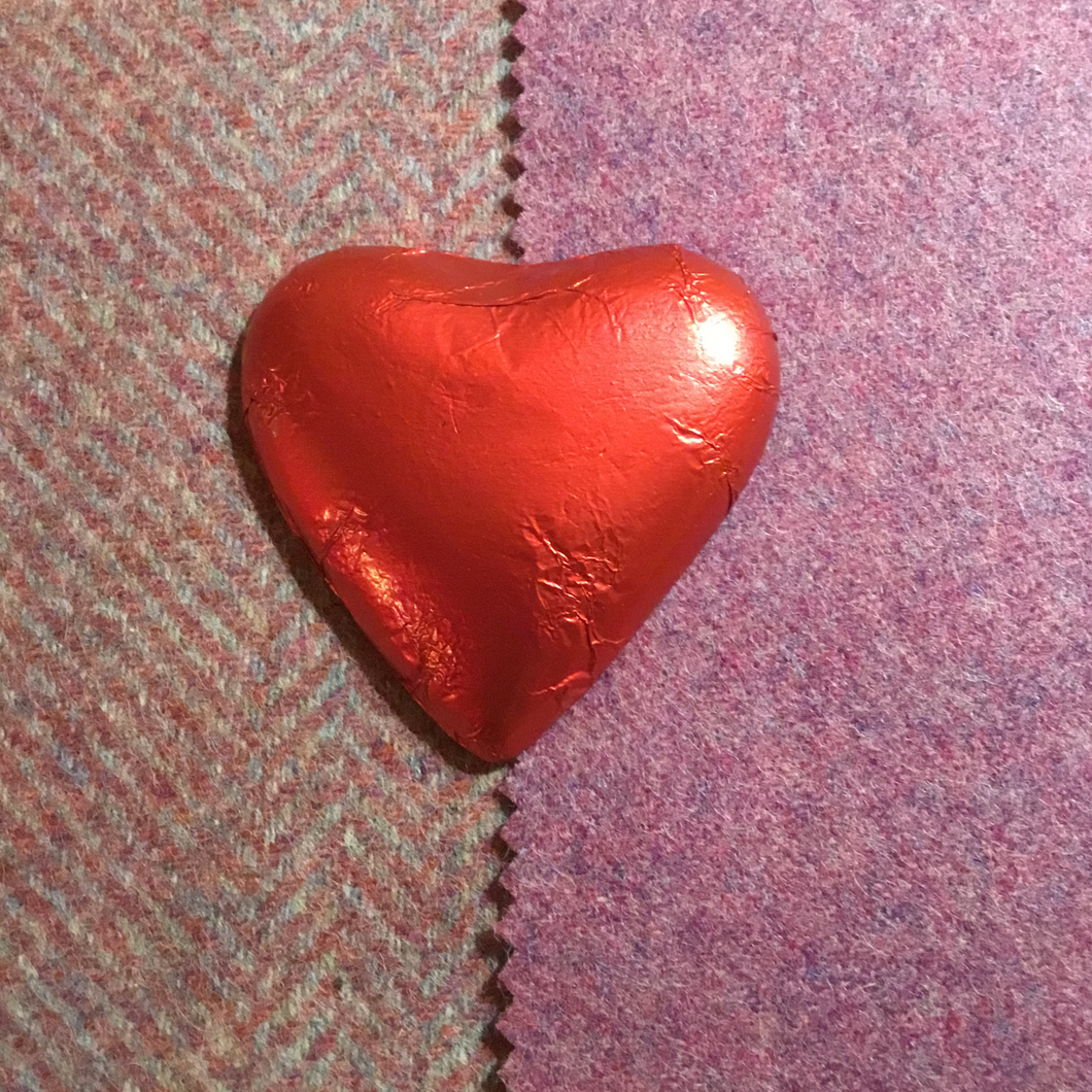 Milk Chocolate Foil Wrapped Heart | Chocolat in Kirkby Lonsdale