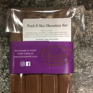 Fruit and Nut Milk Chocolate Bar | Chocolat in Kirkby Lonsdale