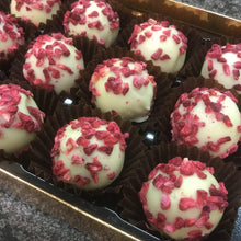 Load image into Gallery viewer, Champagne and Raspberry Truffles | Chocolat in Kirkby Lonsdale
