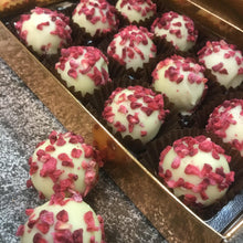 Load image into Gallery viewer, Champagne and Raspberry Truffles | Chocolat in Kirkby Lonsdale
