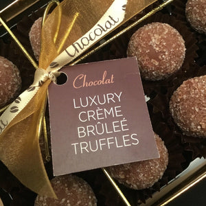 Creme Brûlée Truffles - Chocolat in Kirkby Lonsdale