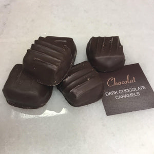 Chewy Dark Chocolate Caramels - Chocolat in Kirkby Lonsdale
