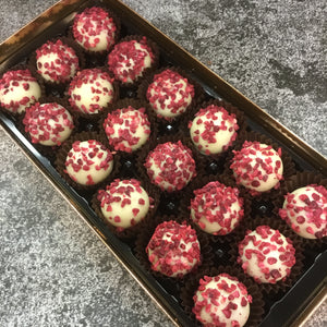 Champagne and Raspberry Truffles | Chocolat in Kirkby Lonsdale