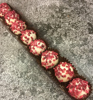 Champagne and Raspberry Truffles | Chocolat in Kirkby Lonsdale