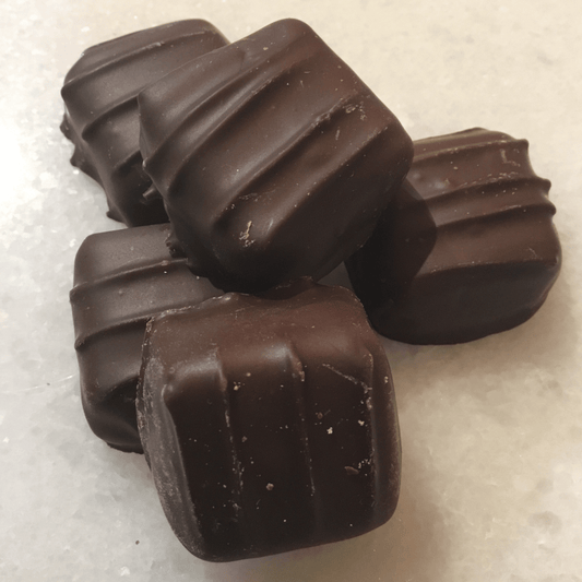 Chewy Dark Chocolate Caramels | Chocolat in Kirkby Lonsdale