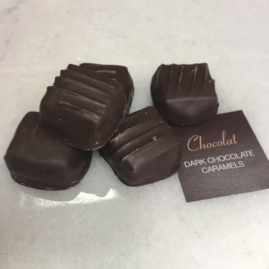 Chewy Dark Chocolate Caramels | Chocolat in Kirkby Lonsdale