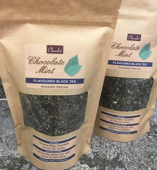 Chocolate Mint Loose Leaf Tea | Chocolat in Kirkby Lonsdale