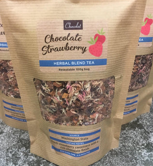 Chocolate Strawberry Loose Leaf Tea | Chocolat in Kirkby Lonsdale