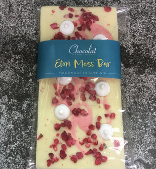 Eton Mess White Chocolate Bar | Chocolat in Kirkby Lonsdale