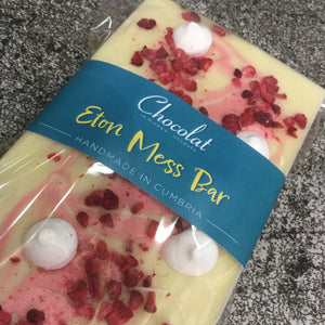 Eton Mess White Chocolate Bar | Chocolat in Kirkby Lonsdale