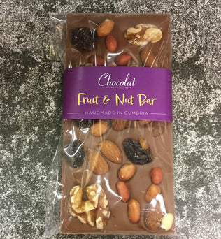 Fruit and Nut Milk Chocolate Bar | Chocolat in Kirkby Lonsdale