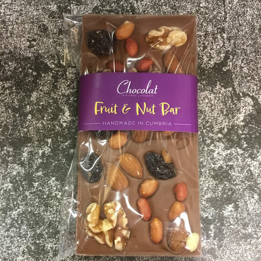 Fruit and Nut Milk Chocolate Bar | Chocolat in Kirkby Lonsdale