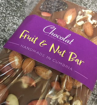 Fruit and Nut Milk Chocolate Bar | Chocolat in Kirkby Lonsdale