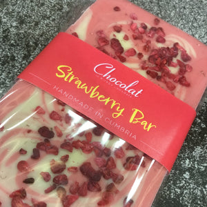 Strawberry Chocolate Bar | Chocolat in Kirkby Lonsdale