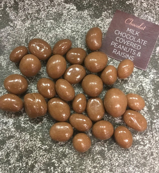 Milk Chocolate Peanuts and Raisins | Chocolat in Kirkby Lonsdale