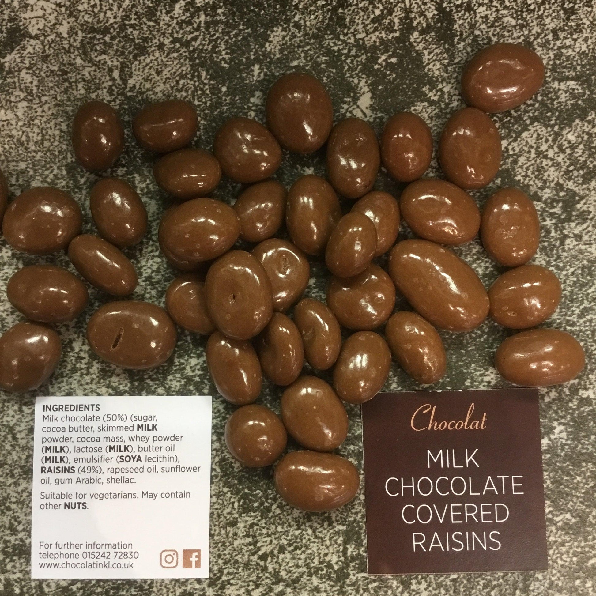 Milk Chocolate Raisins | Chocolat in Kirkby Lonsdale