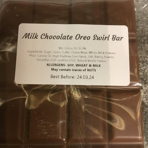 Oreo Swirl Milk Chocolate Bar | Chocolat in Kirkby Lonsdale