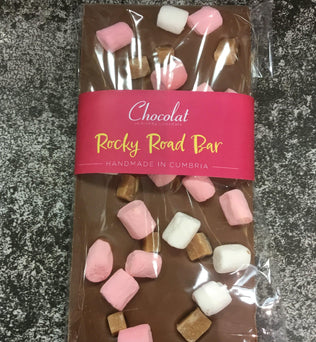 Rocky Road Milk Chocolate Bar | Chocolat in Kirkby Lonsdale