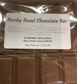 Rocky Road Milk Chocolate Bar | Chocolat in Kirkby Lonsdale