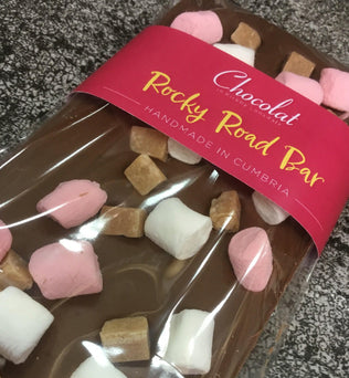 Rocky Road Milk Chocolate Bar | Chocolat in Kirkby Lonsdale