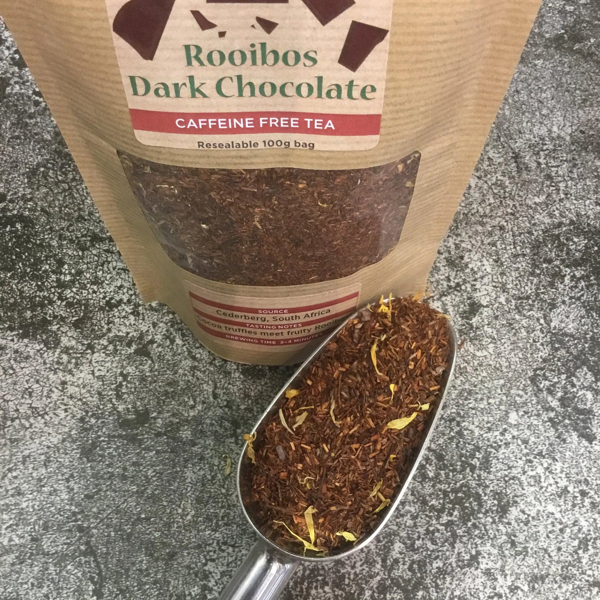 Rooibos Dark Chocolate Loose Leaf Tea | Chocolat in Kirkby Lonsdale