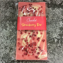 Load image into Gallery viewer, Strawberry Chocolate Bar | Chocolat in Kirkby Lonsdale
