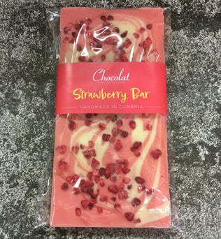 Strawberry Chocolate Bar | Chocolat in Kirkby Lonsdale