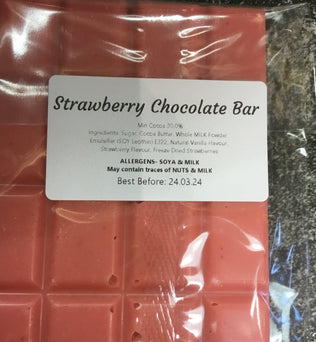 Strawberry Chocolate Bar | Chocolat in Kirkby Lonsdale