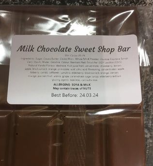 Sweet Shop Milk Chocolate Bar | Chocolat in Kirkby Lonsdale