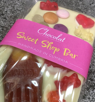 Sweet Shop White Chocolate Bar | Chocolat in Kirkby Lonsdale